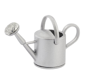 Mini-Gießkanne Metall 4x1,5x2,5cm silber