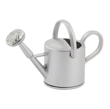 Mini-Gießkanne metall 4x1,5x2,5cm silber