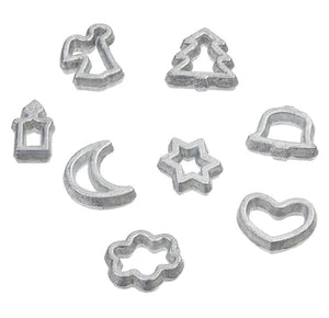 Miniatur-Ausstechformen-Set verschiedene Formen ca. 0,5cm 8 Stück