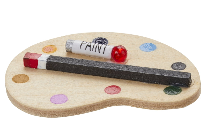 Miniatur Malpalette 5cm 2 Stück