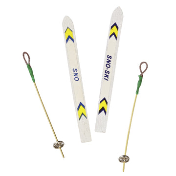 Miniatur Ski 10cm