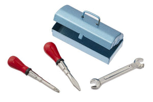 Miniatur Werkzeugkasten Set 3cm 4 Stück