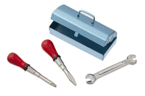 Miniatur Werkzeugkasten Set 3cm 4 Stück