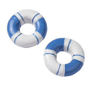 Mini-Rettungsringe Dekoration Polyresin 2,3 cm 4 Stück