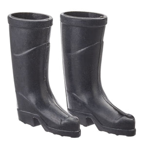 Miniatur Gummistiefel Paar schwarz 2,5x3,5cm