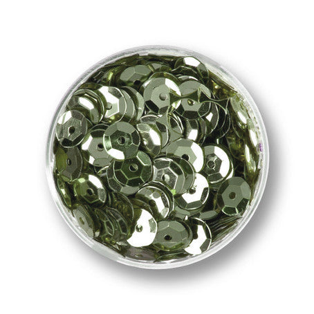 Pailletten mintgrün 6mm 30g ca. 4000 Stück