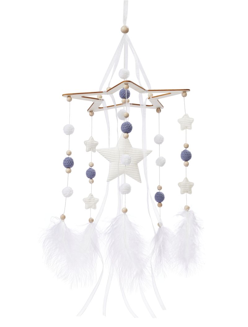 Mobiler Stern Holzrahmen 24cm