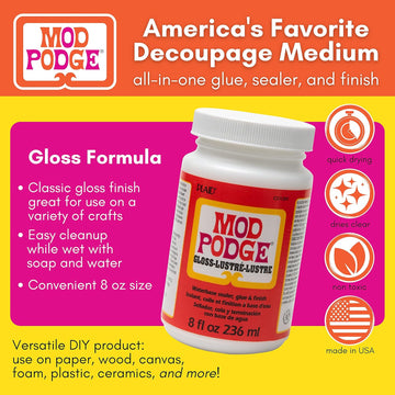 Mod Podge Gloss Lack/Kleber glänzend 236ml