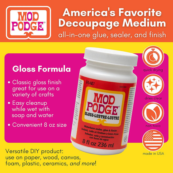 Mod Podge Gloss Lack/Kleber glänzend 236ml