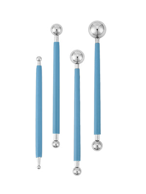 Kugel-Modellierwerkzeuge doppelseitig 4 Stück / Set