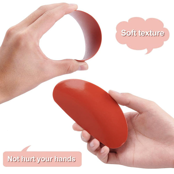Silikonspachtel-Set oval 3 Stück
