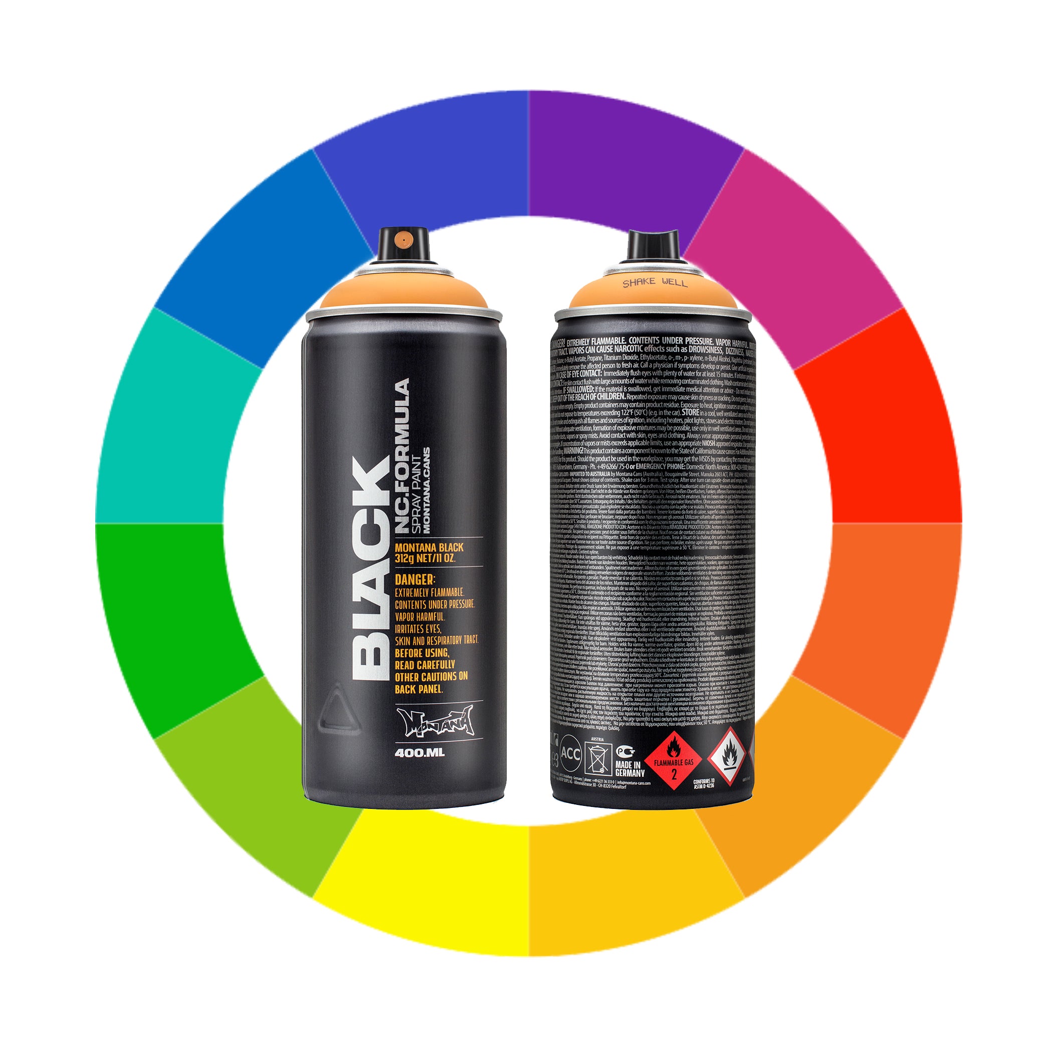 Montana Black Sprühfarbe 400ml / Dose