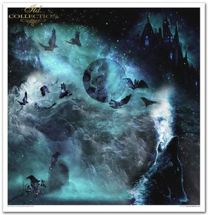 Papier-Set Eine unentdeckte magische Welt 10 Blatt 320x310mm 200g