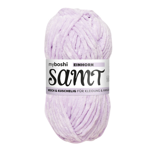 MyBoshi Samt Chenillengarn 100% Polyester 100m 100g