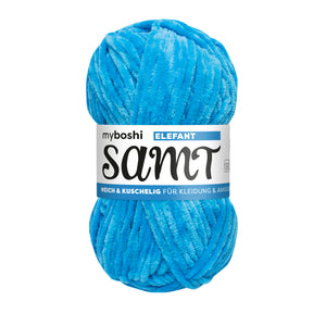 MyBoshi Samt Chenillengarn 100% Polyester 100m 100g
