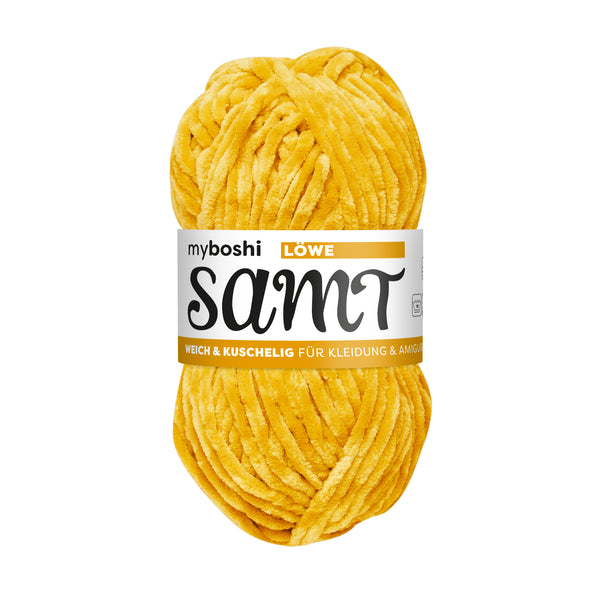 MyBoshi Samt Chenillengarn 100% Polyester 100m 100g