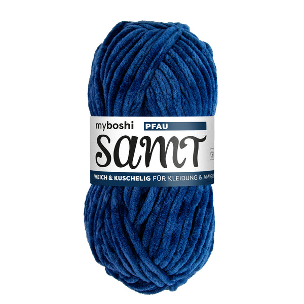 MyBoshi Samt Chenillengarn 100% Polyester 100m 100g