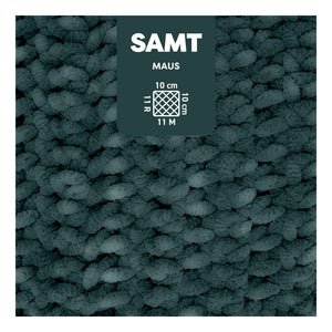 MyBoshi Samt Chenillengarn 100% Polyester 100m 100g