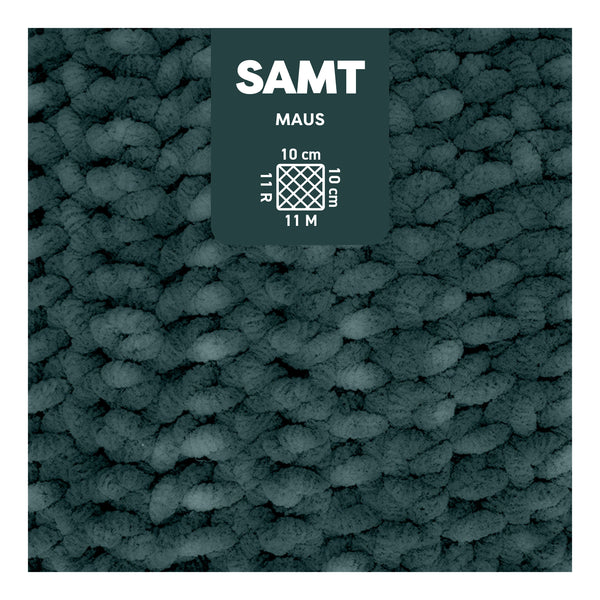 MyBoshi Samt Chenillengarn 100% Polyester 100m 100g