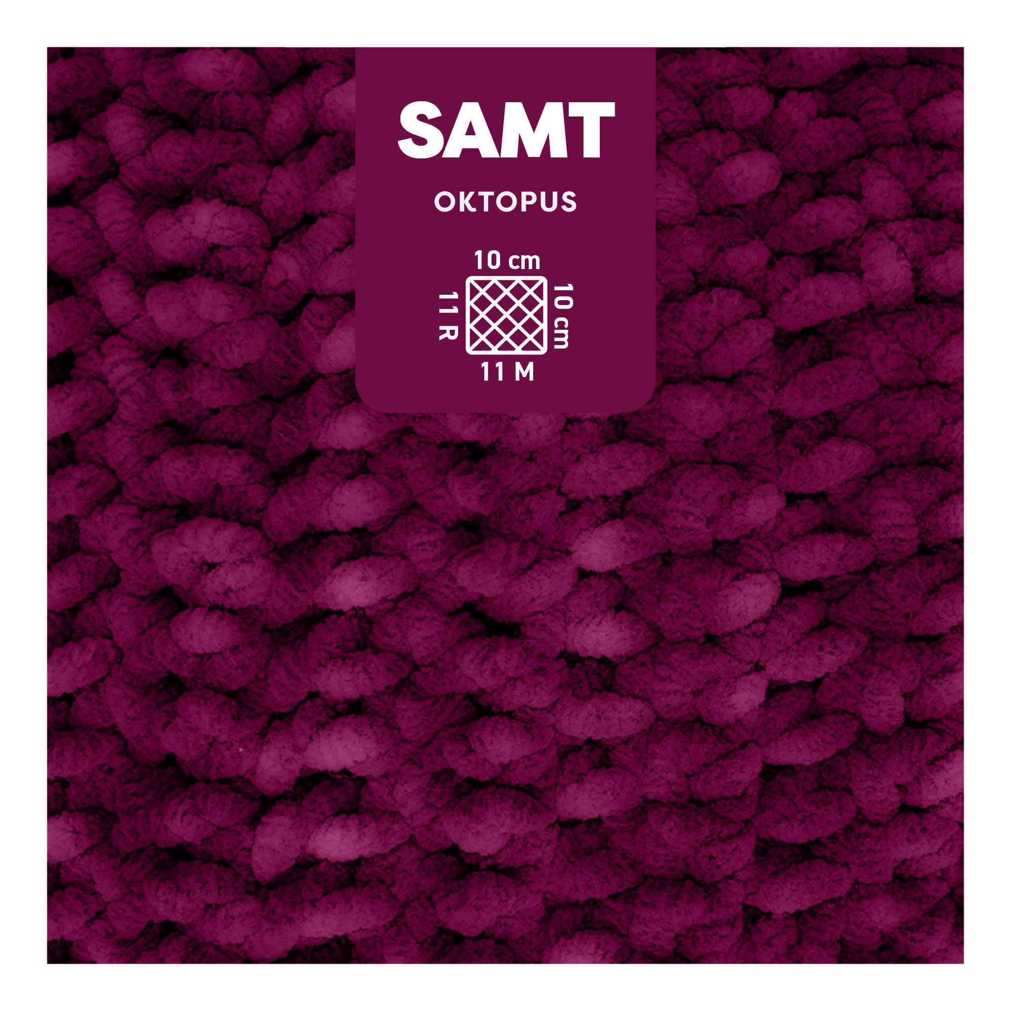 MyBoshi Samt Chenillengarn 100% Polyester 100m 100g