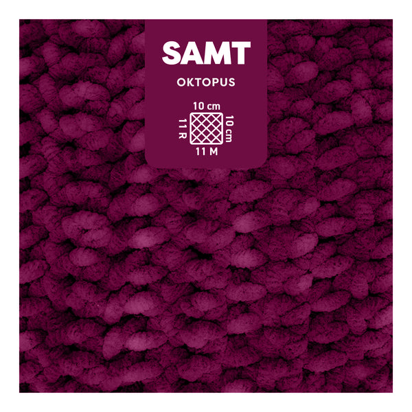 MyBoshi Samt Chenillengarn 100% Polyester 100m 100g