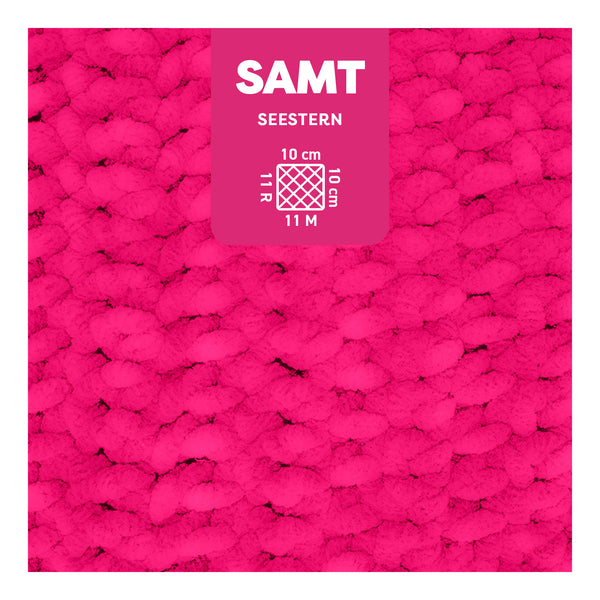 MyBoshi Samt Chenillengarn 100% Polyester 100m 100g