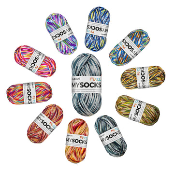 MyBoshi Mysocks Pixel Sockenwolle Aloeveraduft 6-fädig 150g/390m