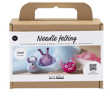 Mini Kreativ Set Nadelfilzen Monster