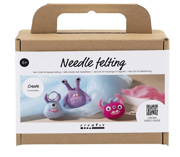 Mini Kreativ Set Nadelfilzen Monster