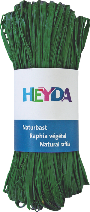 Naturbast gefärbt 50g