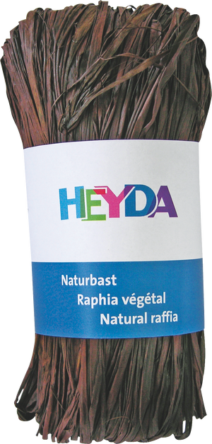 Naturbast gefärbt 50g