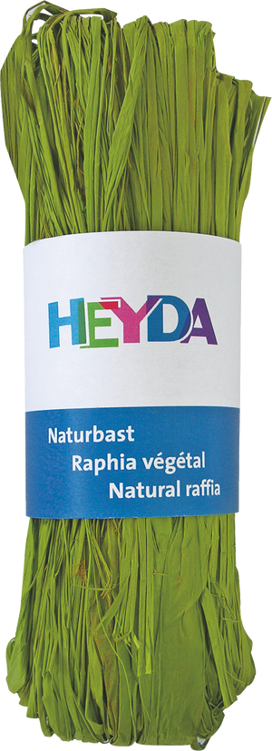 Naturbast gefärbt 50g