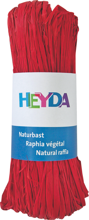 Naturbast gefärbt 50g