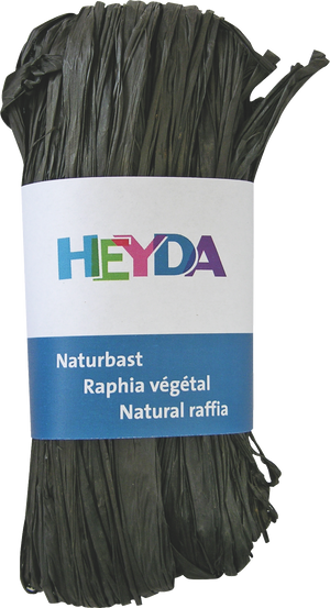Naturbast gefärbt 50g
