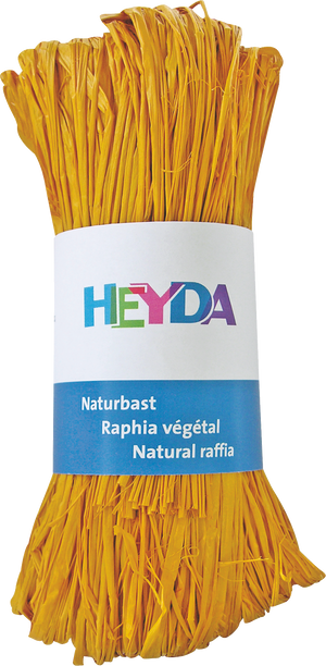 Naturbast gefärbt 50g