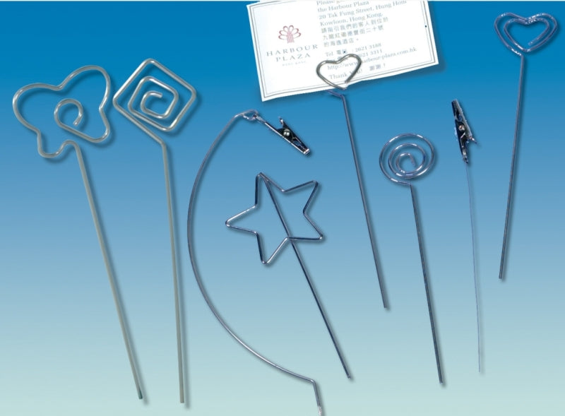 Notizhalter aus Metall Herz 15cm 1 Stück