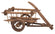 Ochsenwagen aus Holz 14,5cm