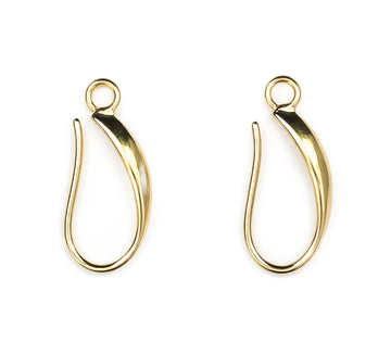 Ohrhaken goldfärbig 18mm 4 Stück/Pkg.