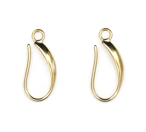 Ohrhaken goldfärbig 18mm 4 Stück/Pkg.