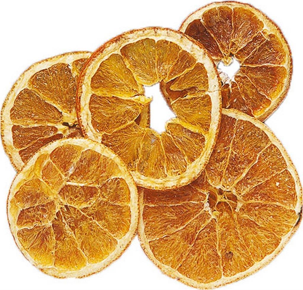 Orangenscheiben 25 Stück Naturmaterial - schöne helle frische Qualität