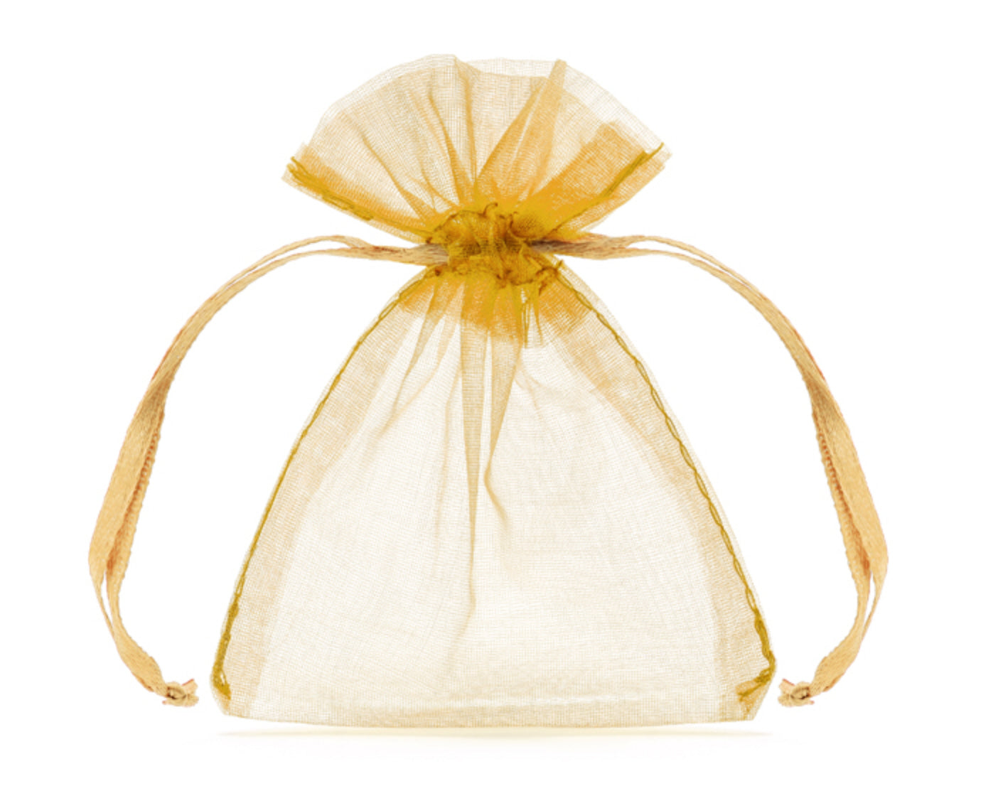 Organzabeutel Gold 7,5x10cm 10 Stück