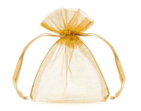 Organzabeutel gold 7,5x10cm 10 Stück