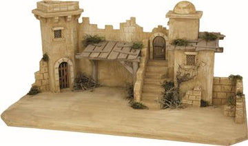 Krippenstall Betlehem orientalisch 80x40,5x35cm