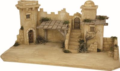 Krippenstall Betlehem orientalisch 80x40,5x35cm
