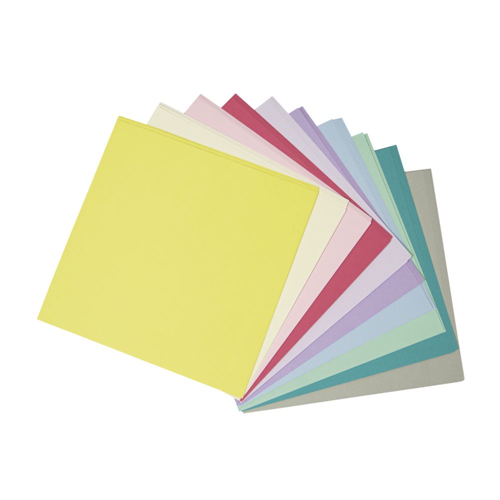 Origami-Faltblätter pastell FSC Mix Credit 15x15cm 80g/m2 100 Blatt