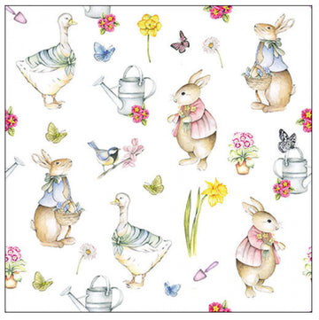 Servietten Easter Garden FSC Mix 20 Servietten pro Päckchen 33x33cm