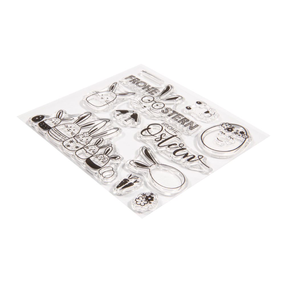 Frohe Ostern Stempelset 102,5x97mm 11 Motive
