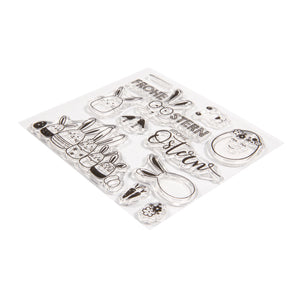 Frohe Ostern Stempelset 102,5x97mm 11 Motive