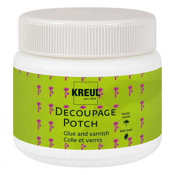 Art Potch Decoupage Kleber und Lack seidenmatt
