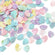 Pailletten Muschelform Glitzer Mix 6x8mm 15g / Packung